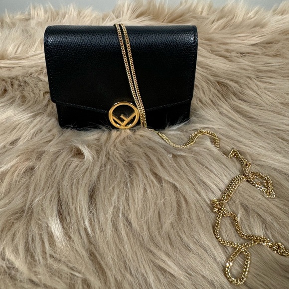 Fendi Handbags - Authentic Fendi F is Fendi wallet on Chain Bag